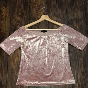 Kendall and Kylie Velvet Top